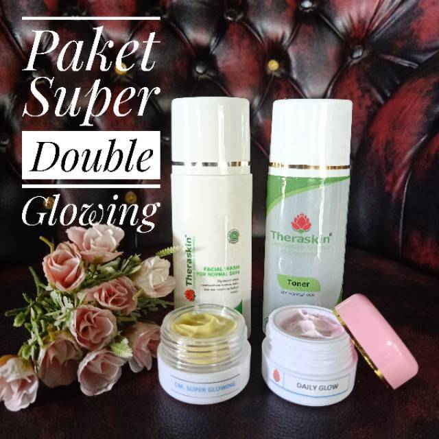 Paket Super Double Glowing Theraskin