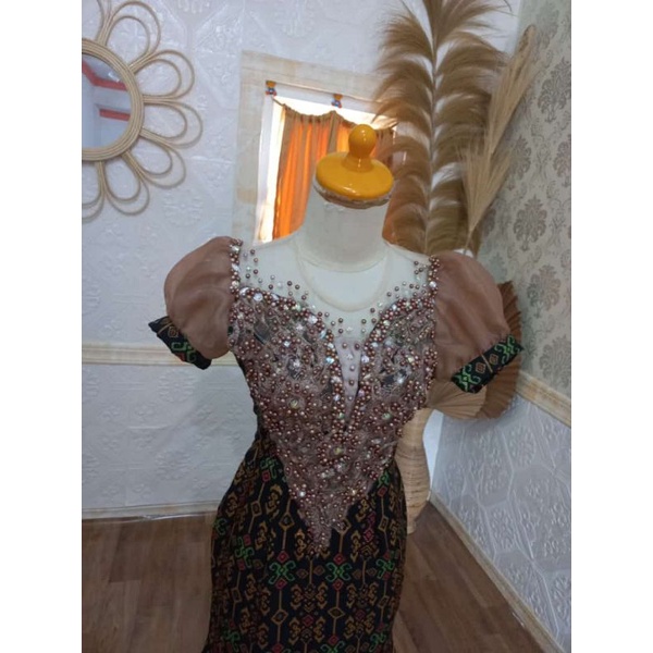 RNDgaun songket/songket indonesia/couple keluarga