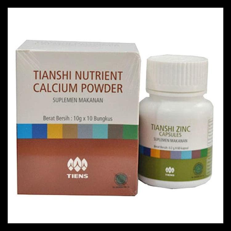 

HOT SALE !! PRODUK KALSIUM NHCP & ZINC, SUSU PENINGGI BADAN ZINC TIENS