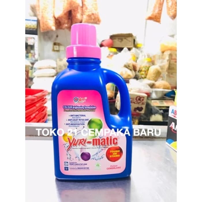 Yuri Matic Cair Colour Brightening Floral Botol 1 KG | Yuri Matic 1KG 1000g Murah Promo