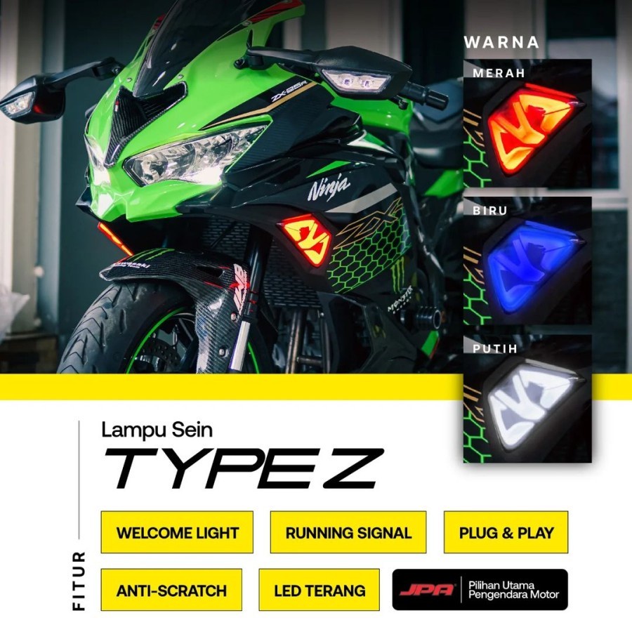SEIN JPA Kawasaki ZX25R Lampu Sein Depan Led Type Z ZX-25R