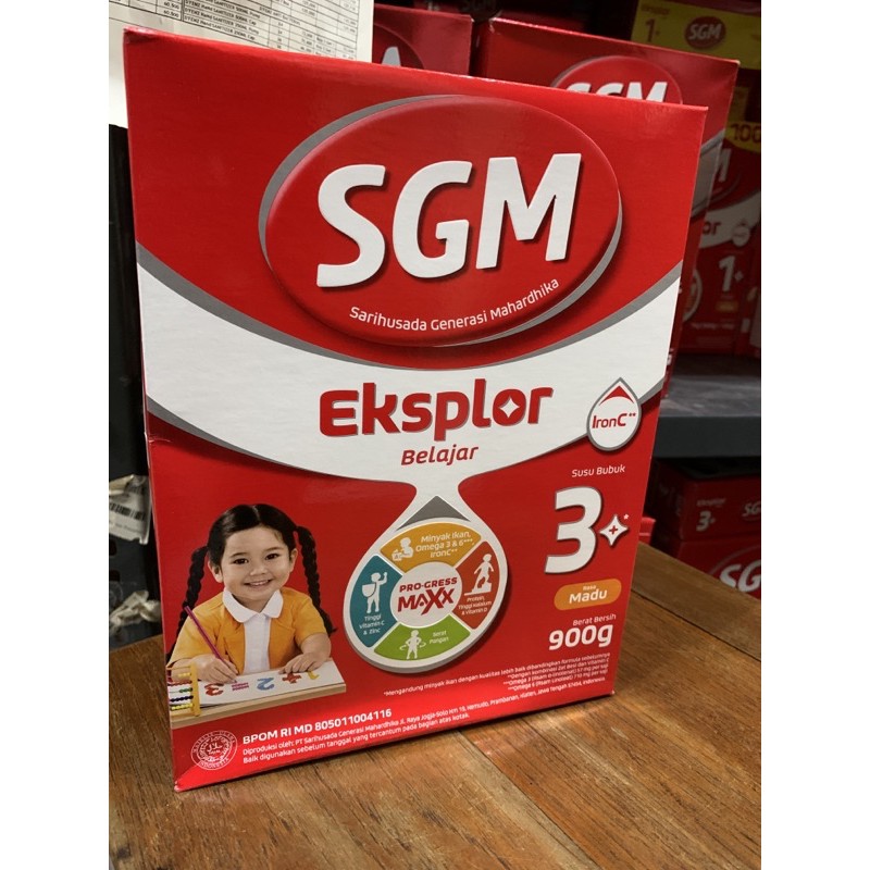 SGM 3+ madu vanila 900gr