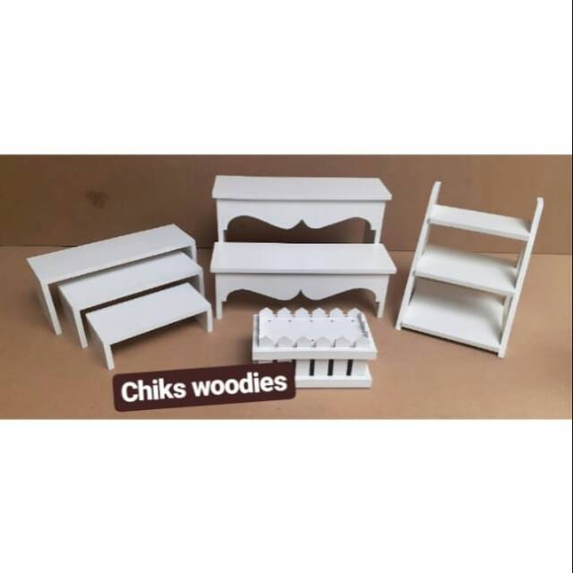 dessert table 4pcs dijual