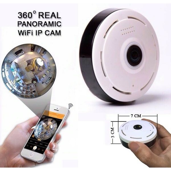 ip cam 360 derajat smartcam cctv wifi vr cam fisheye 3d paranomic