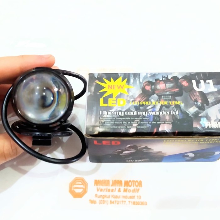 LAMPU LED DEPAN LAMPU SOROT TEMBAK STROBO KEDIP CEMBUNG U1 DEVIL PALING TOP