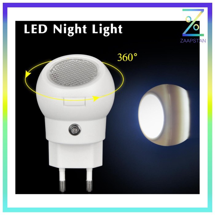 Lampu Tidur LED Sensor Cahaya Rotasi 360 Derajat - LXX3148 - White