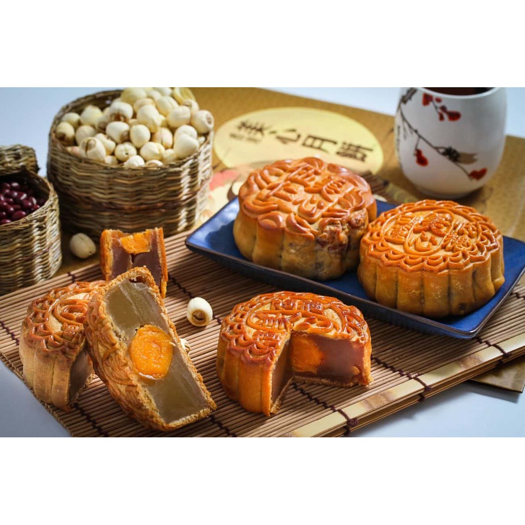 Mooncake / Kue Bulan Gaya Bali Kulit Coklat