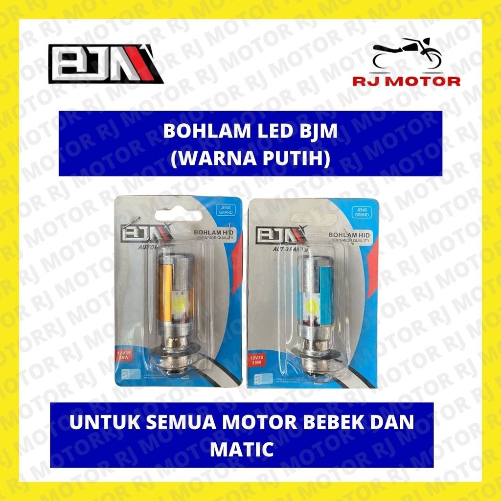 BOHLAM LED BJM WARNA PUTIH ALL MOTOR BEBEK DAN MATIC KUALITAS BAGUS