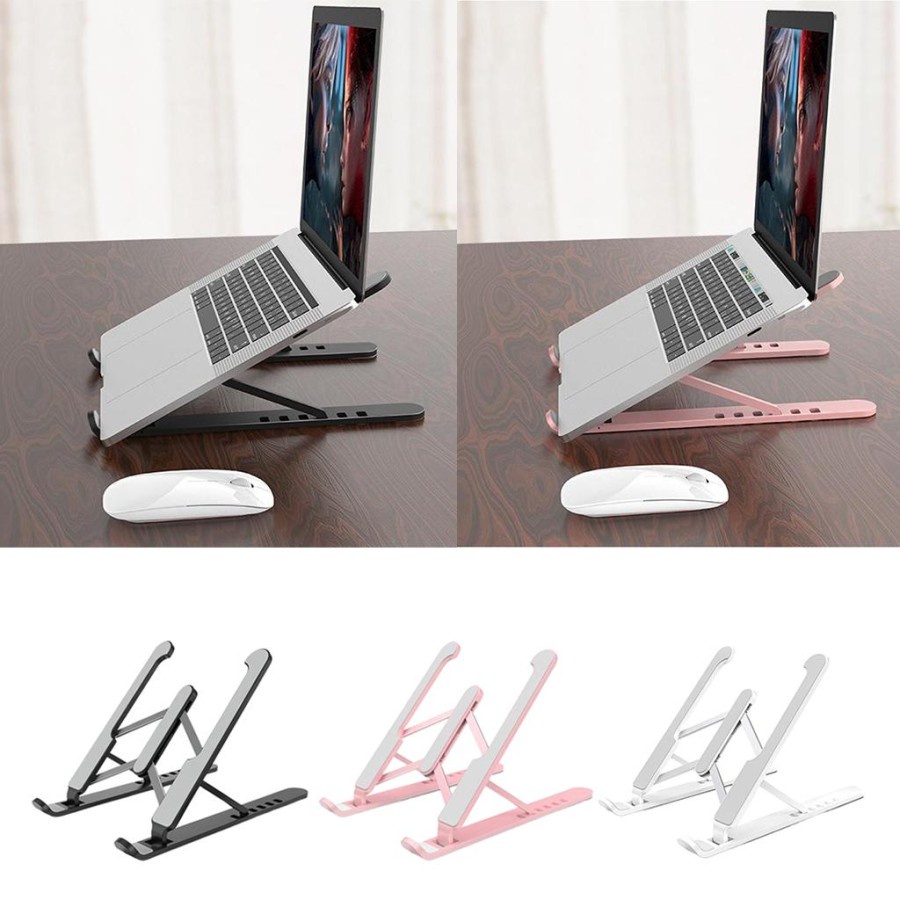Holder Stand Laptop Notebook Lipat P1 Pro Folding Dudukan Anti Slip