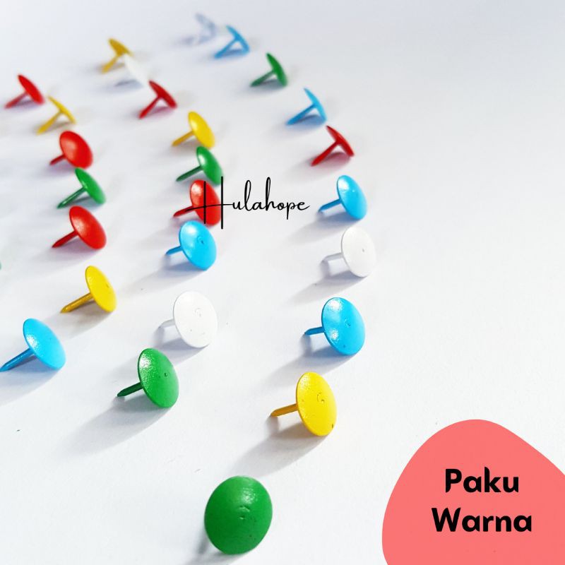 

Paku Warna-warni (coloured drawing pin)