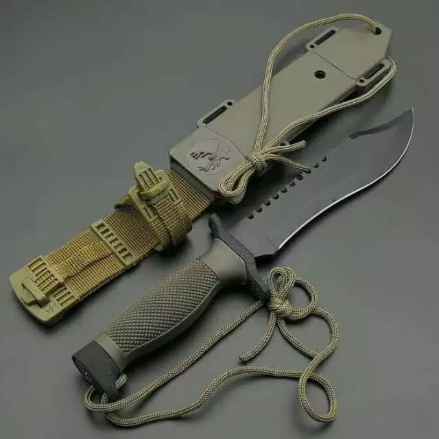 PISAU OUTDOOR AITOR OSD NEGRO HIJAU SURVIVAL