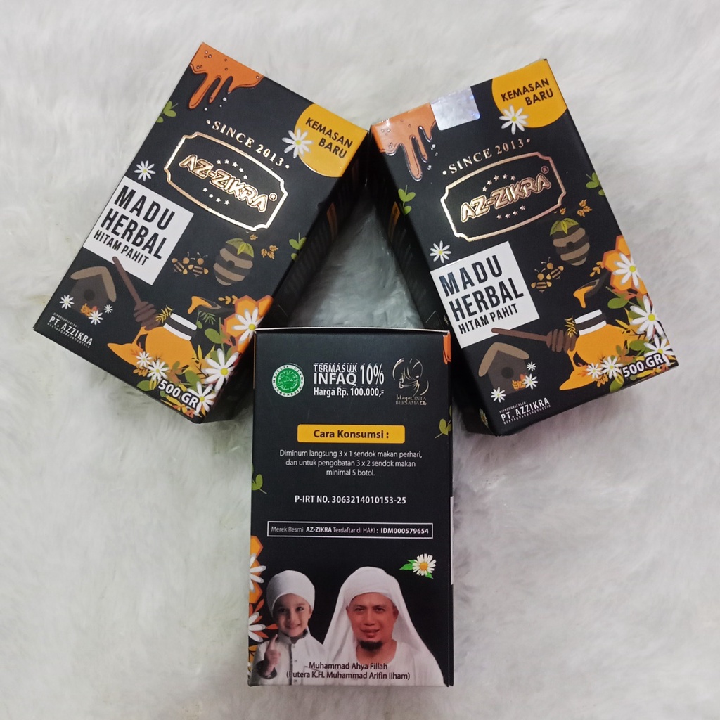 

Madu Hitam Herbal Pahit Azzikra/ New 500gr