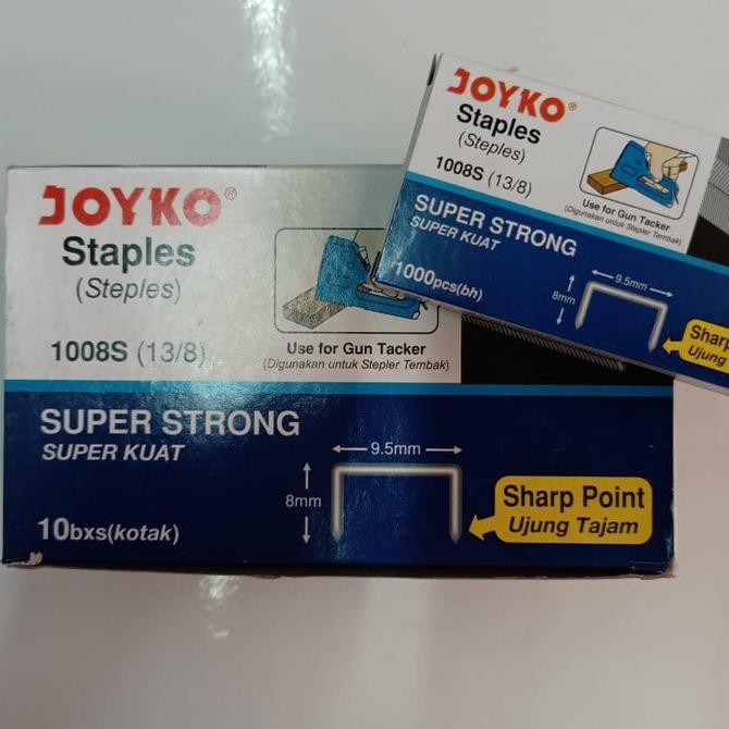 

Diskon Isi Staplers Joyko 13/8" Trendi