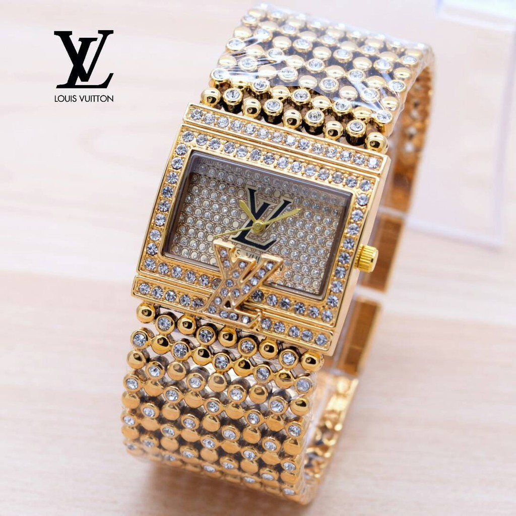 Terlaris Jam Tangan Wanita LV Louis Vuitton Merica Logo Murah