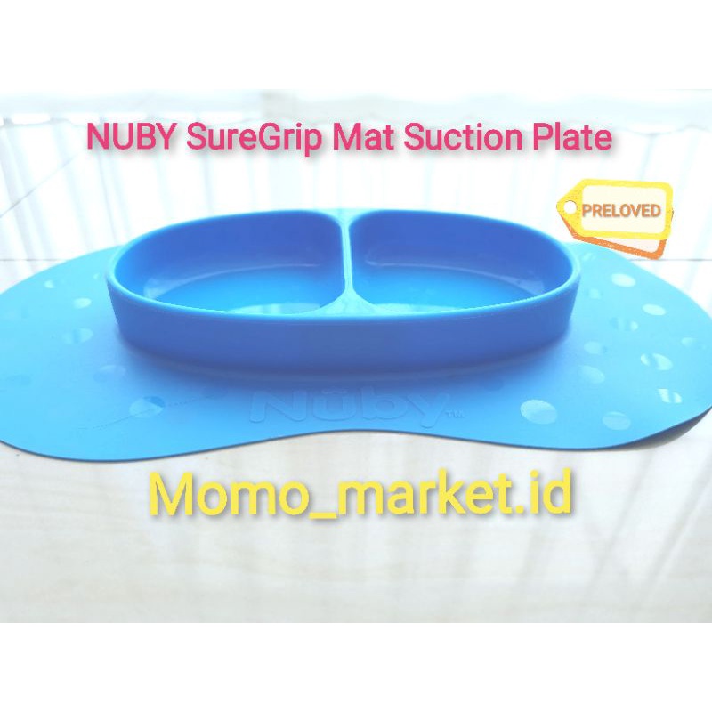 Nuby Sure Grip Miracle Mat Suction Plate Piring Makan BLW