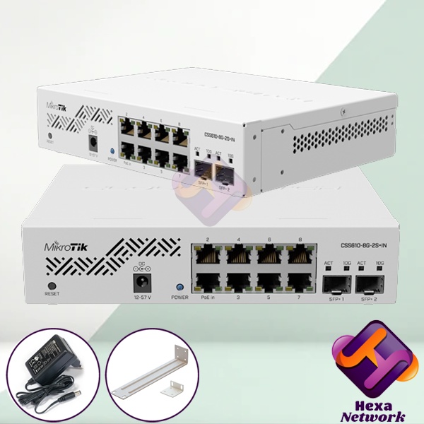 Mikrotik CSS 610 8G 2S Plus IN CSS610-8G-2S+IN