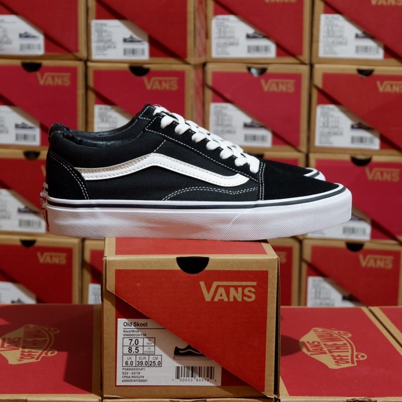 Jual VANS CLASSIC OLD SKOOL BLACK WHITE 100% ORIGINAL BNIB | SEPATU ...