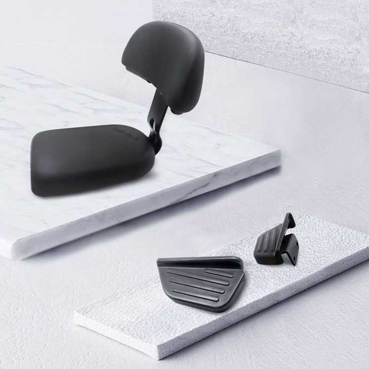 Kursi Belakang Back Cushion Backrest + Rear Pedal for Xiaomi Himo T1