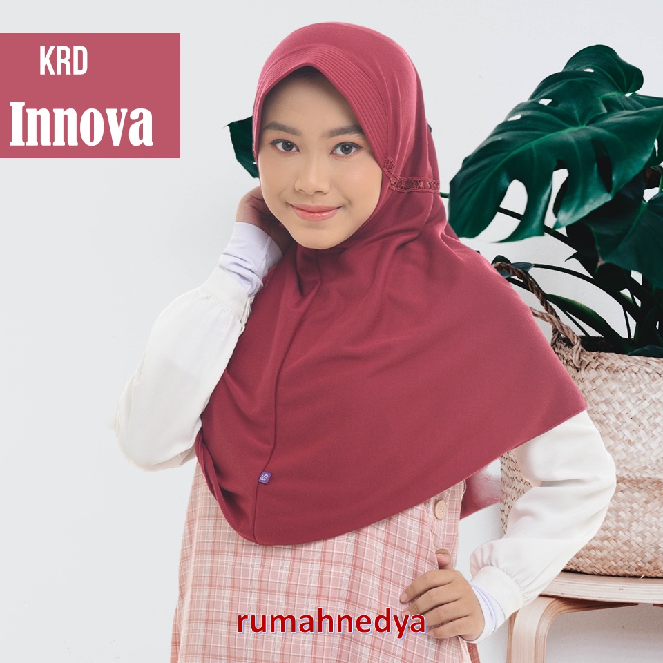 Kerudung Rabbani Asli Sekolah NK INNOVA Jilbab Rabani Ori Tali Serut Atas