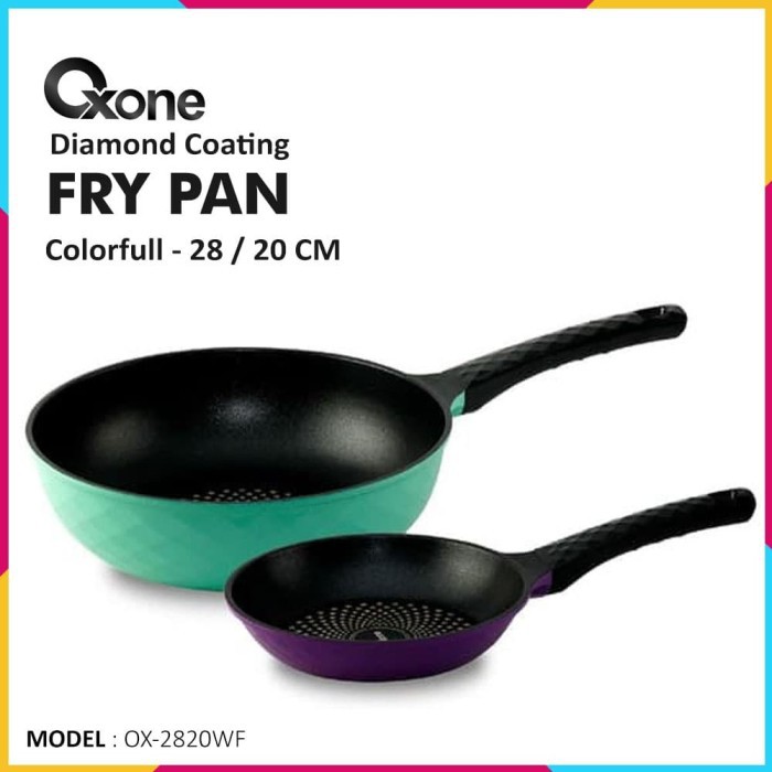 Fry Pan Set 2Pcs Oxone OX-2820WF - Diamond Coating