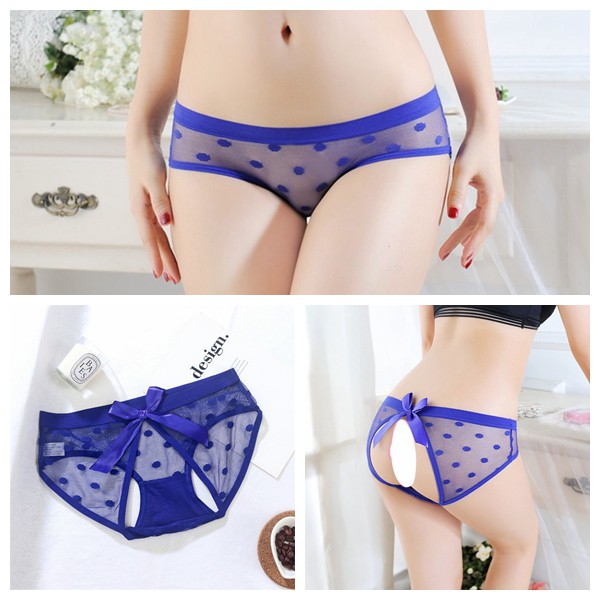 Celana Dalam Wanita Low Waist Sexy Open G String (Waran campur) C222