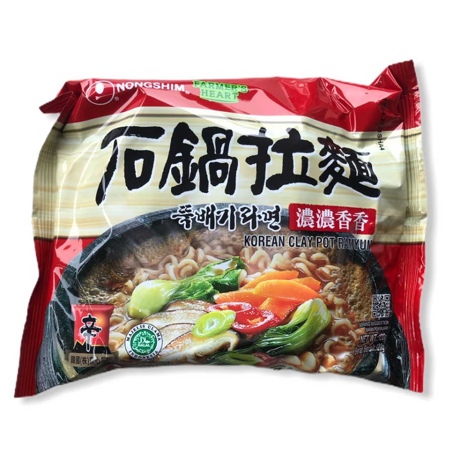 NONGSHIM SHIN RAMYEON RAMYUN RAMEN Mie Instan HALAL Spicy Mushroom Kimchi Neuguri Udon ClayPot