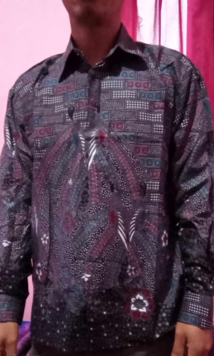Size S M L Xl Xxl 3l 4l 5l Hem Batik Pria Abu Bata Best Seller Kemeja Batik Pria