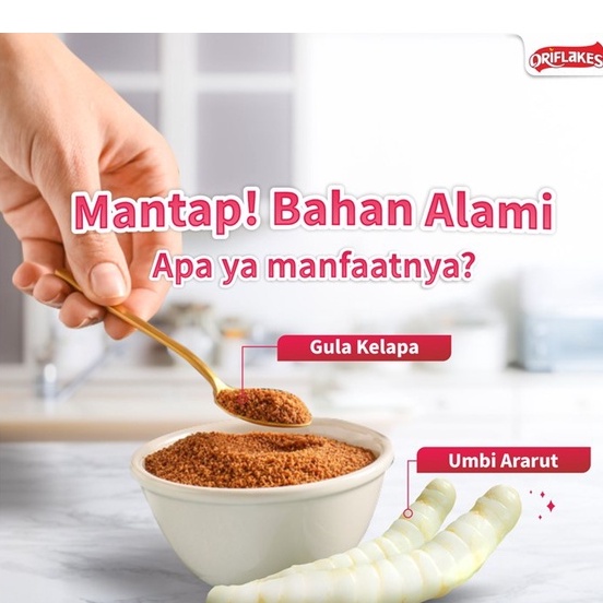 ORIFLAKES 10 BOX Umbi Garut ASAM LAMBUNG MAAG 900 GRAM