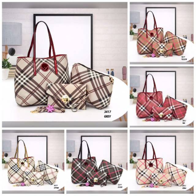 Burberry Tote Bag in Bag#D
