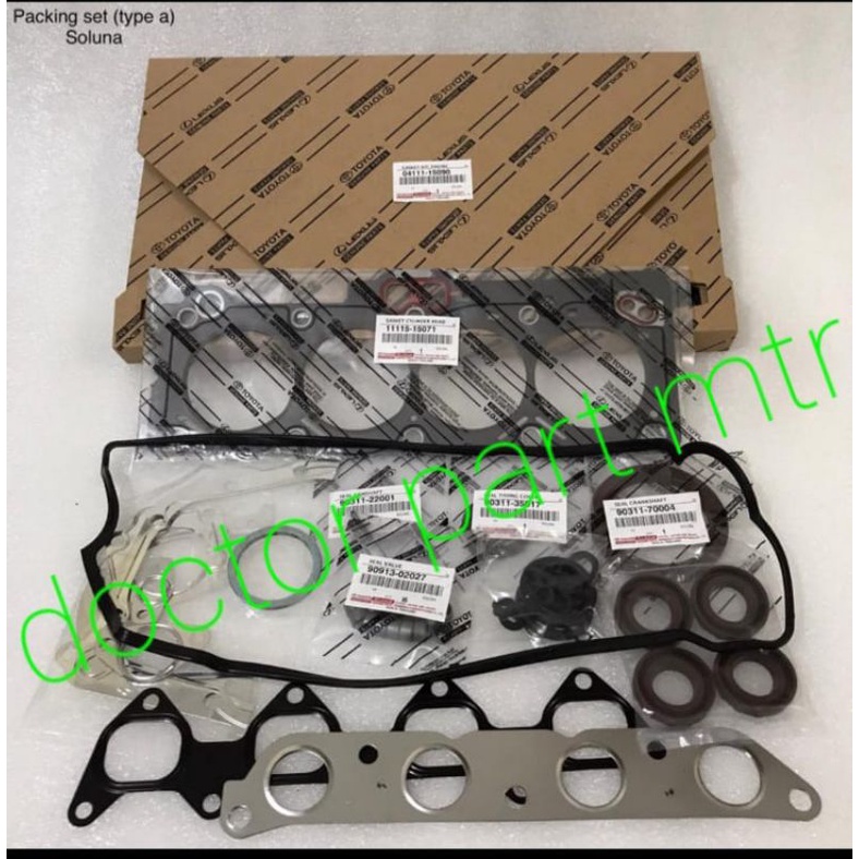 packing fuel set toyota soluna