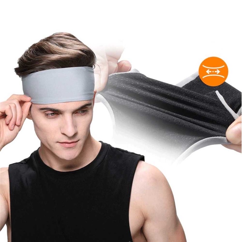 Bandana Headband Olahraga Elastic Sport Hairbands XY-109