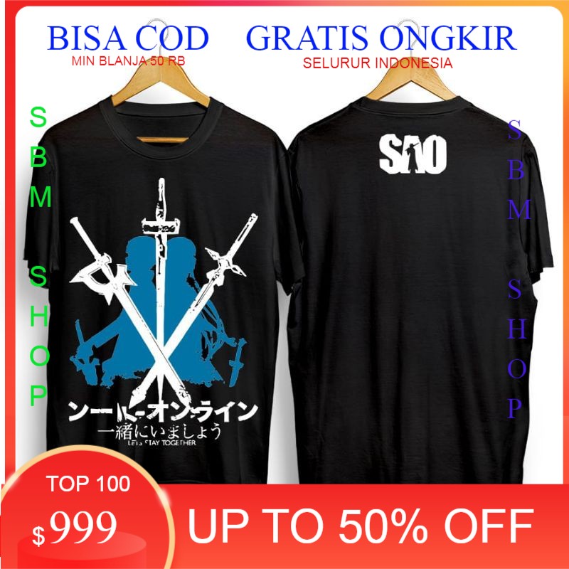 KAOS DISTRO KARTUN/ANIME SAO COUPLE