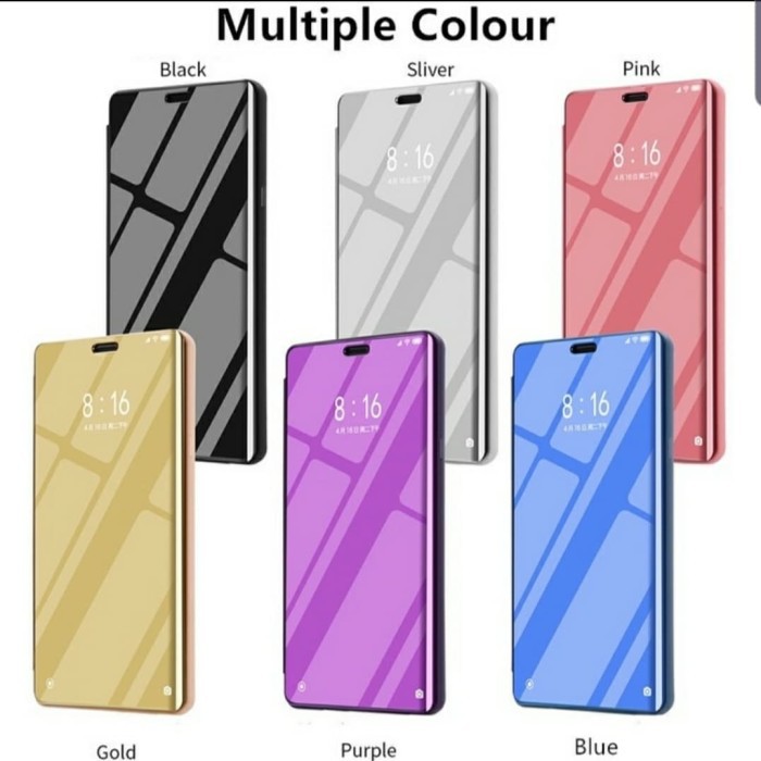 OPPO RENO 6 RENO 5F RENO 5 RENO 4 RENO 4F RENO 4 PRO CASE FLIP CLEAR VIEW STANDING HARDCASE MIRROR