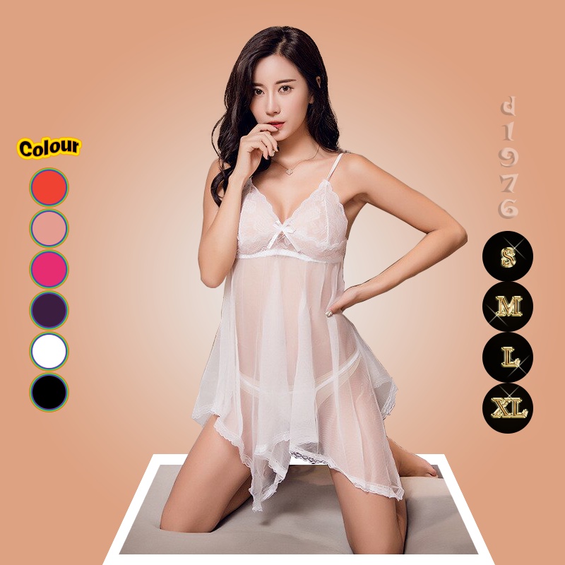 d1976 Pakaian Baju Tidur Wanita Dewasa Sexy Hot Size S M L XL OFL-F125