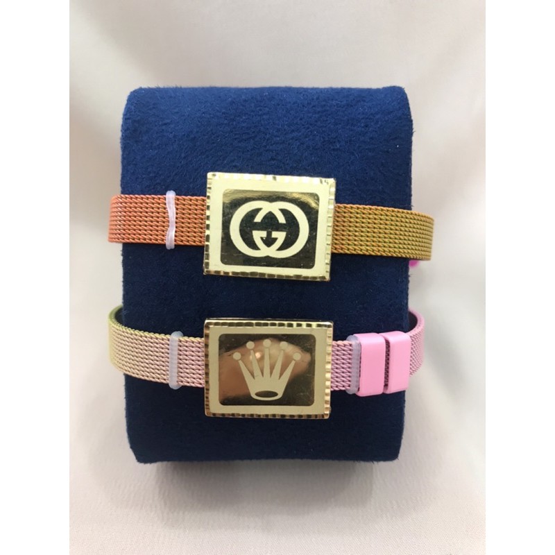 Gelang gesper emas model jam tangan