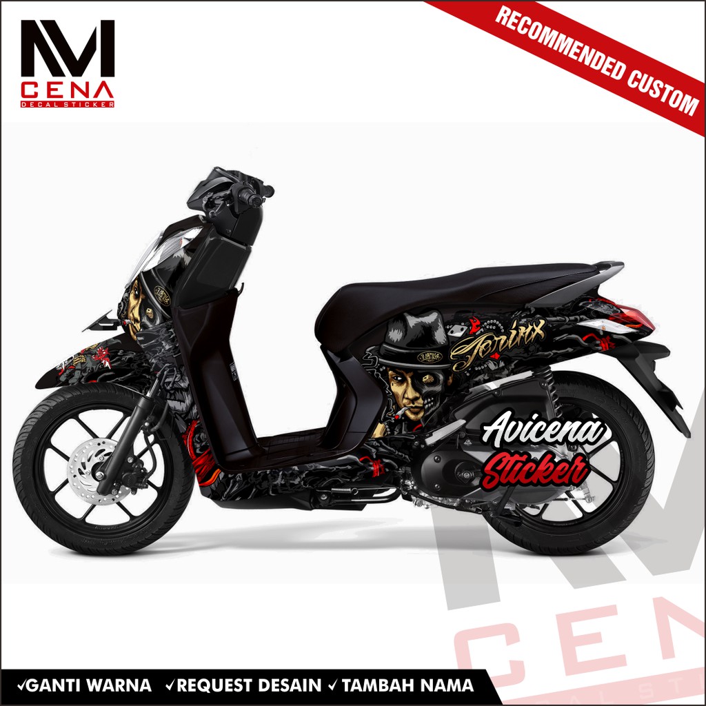 Sticker Decal Honda Genio Decal Sticker Genio Sticker Striping Decal Genio Full Body Jerinx