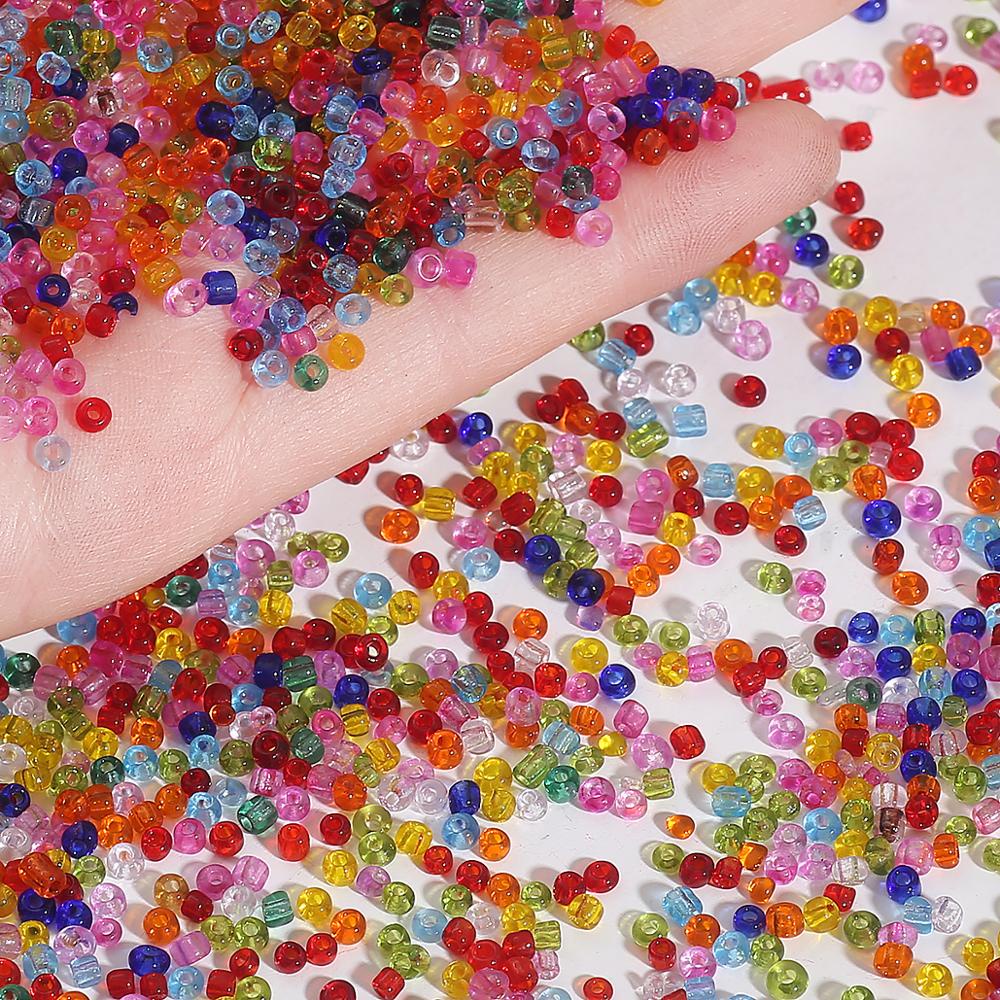 2 3 4mm 150-1000pcs Mix Color Small Czech Crystal Glass Seed Beads Loose Spacer Beads For Kids DIY Jewelry Making Accessories