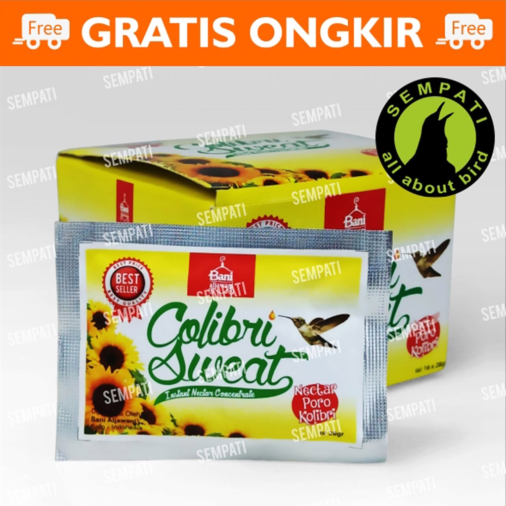 Jual Pakan Minum Burung Pleci Colibri Sweat Nectar Nektar Bani Aljawani Shopee Indonesia