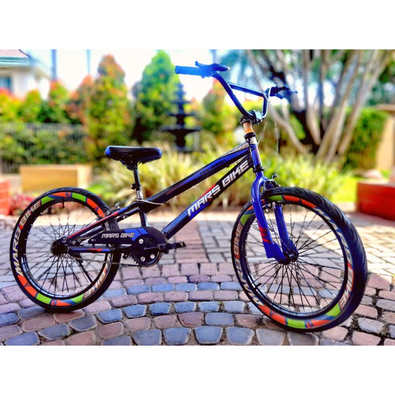SEPEDA ANAK COWOK BMX 20 INCH MARSBIKE BAN 2.5 MARS BIKE / 3.0 JUMBO OVERSIZE FRAME BESI SNI MURAH B