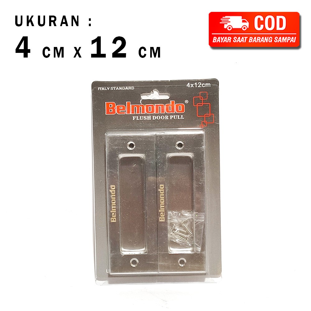 TARIKAN PINTU SLIDING TANAM STAINLESS / HANDLE GESER ( JUAL 1 SET )