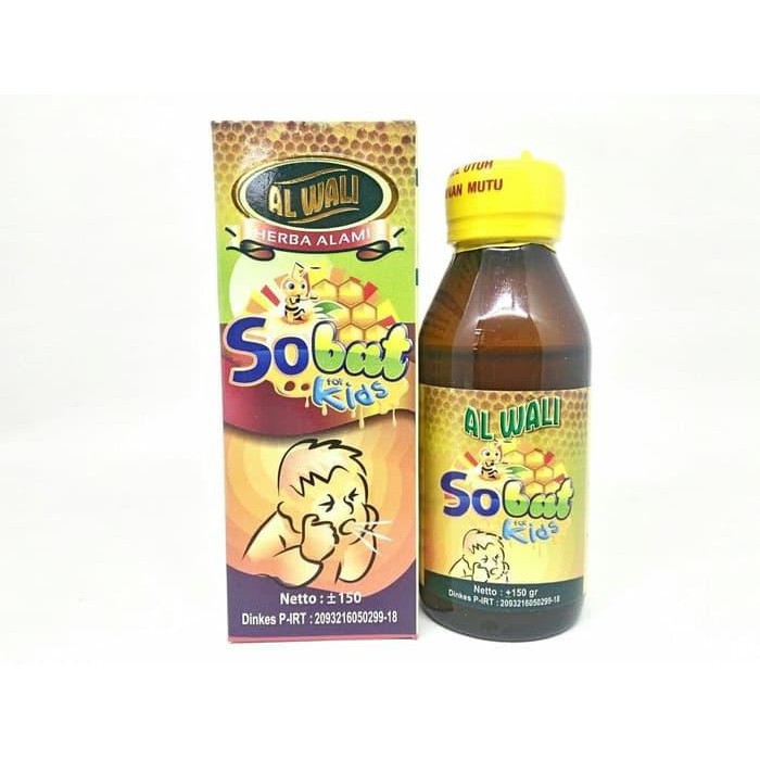 Madu Sobat Kids Madu Batuk Anak Al Wali Herba Alami
