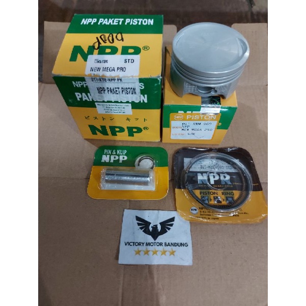 PISTON KIT PISTONKIT SEHER MEGAPRO NEW / VERZA ORI HONDA NPP OVERSIZE STD 50 100-Npp std