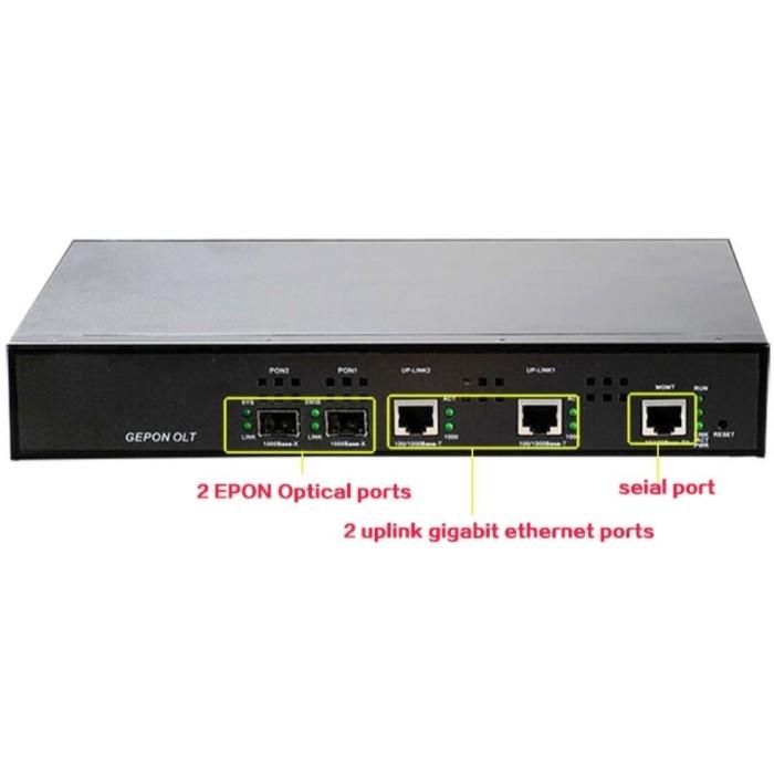 EPON OLT 2 PON Port Hioso