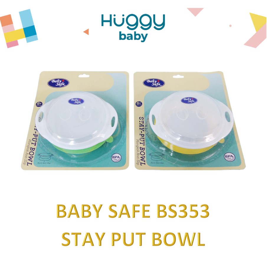 Baby Safe BS353 Stay Put Bowl Mangkok Anak Bayi