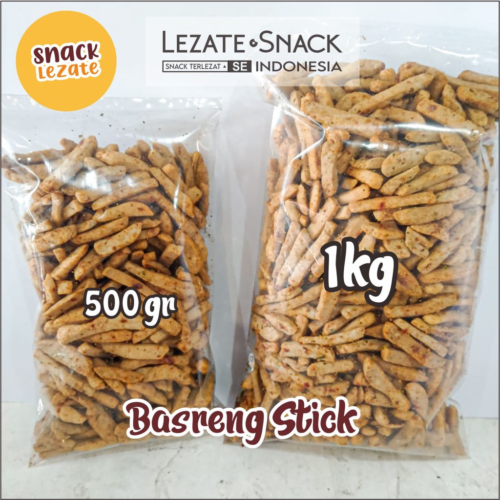 

Basreng Stik 500gr Basreng Daun Jeruk / Basreng Kiloan Pedas Daun Jeruk Basreng Bandung Lezate Snack