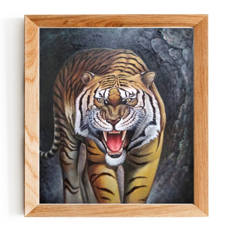 

LUKISAN HARIMAU DARI CANVAS DAN CAT MINYAK