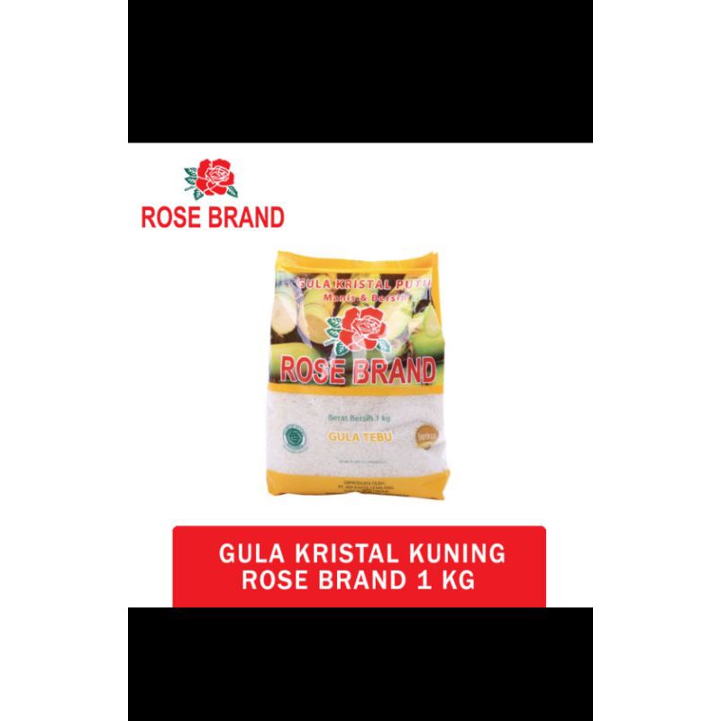 

gula kristal kuning rose brand 1kg