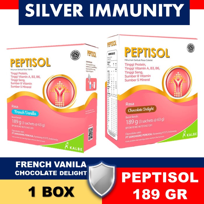 PEPTISOL COKLAT/VANILA 189 GR