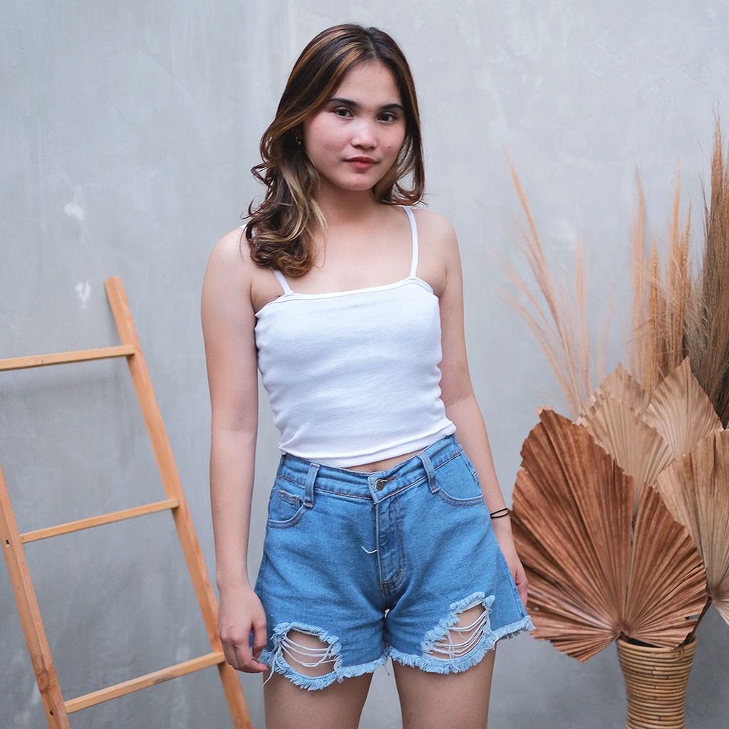 Toply shop Tanktop Rib Crop Emila