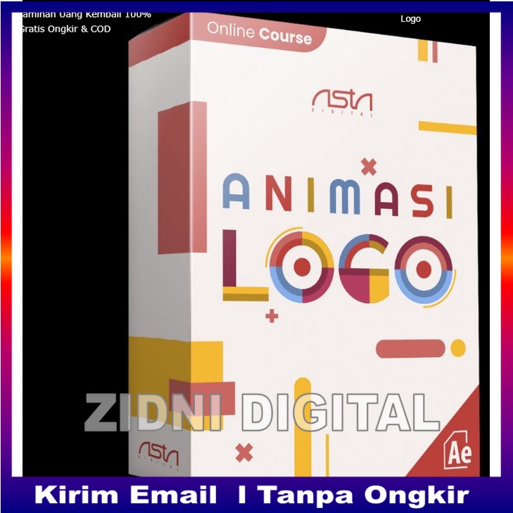 ECOURSE KELAS ONLINE ANIMASI LOGO GERAK VIDEO ESPORT YT DIGITAL MARKETING PELUANG USAHA TOOL BISNIS
